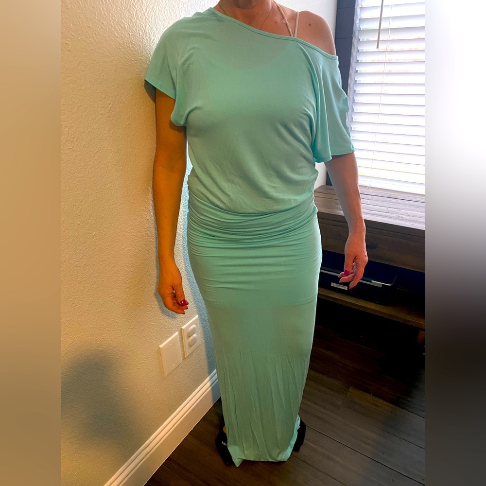 Turquoise summer dress